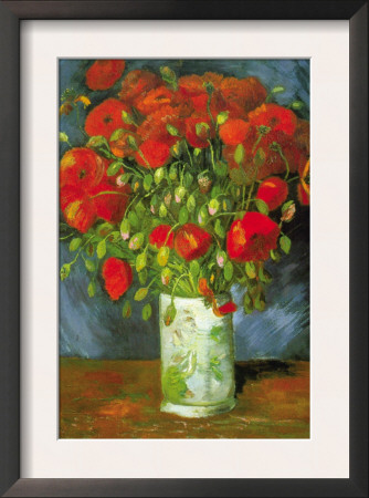 Red Poppies by Vincent Van Gogh Pricing Limited Edition Print image
