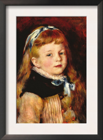 Mademoiselle Grimprel With Blue Hair-Band by Pierre-Auguste Renoir Pricing Limited Edition Print image