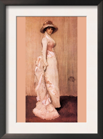 Nocturne In Pink And Gray, Portrait Of Lady Meux by James Abbott Mcneill Whistler Pricing Limited Edition Print image