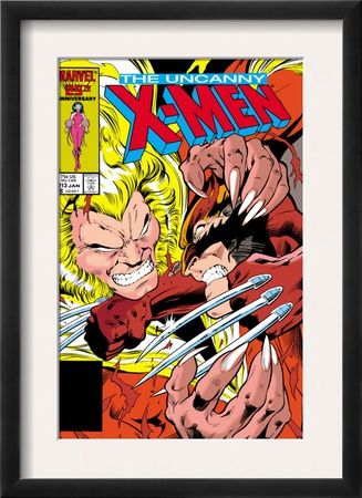 Uncanny X-Men #213 Cover: Sabretooth And Wolverine by Alan Davis Pricing Limited Edition Print image