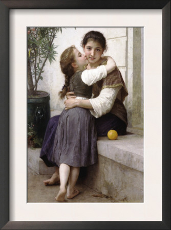 A Little Coaxing by William Adolphe Bouguereau Pricing Limited Edition Print image
