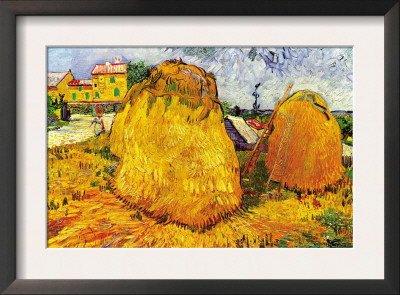 Haystacks In Provence by Vincent Van Gogh Pricing Limited Edition Print image