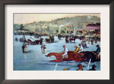 Races At The Bois De Boulogne by Édouard Manet Pricing Limited Edition Print image