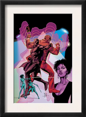 Black Panther #10 Cover: Black Panther, Cage And Luke by Gary Frank Pricing Limited Edition Print image