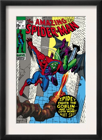The Amazing Spider-Man #97 Cover: Spider-Man And Green Goblin by Gil Kane Pricing Limited Edition Print image