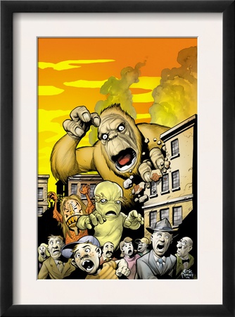 Monsters: Where Monsters Dwell #1 Cover: Monstrollo, Bombu And Manoo by Eric Powell Pricing Limited Edition Print image