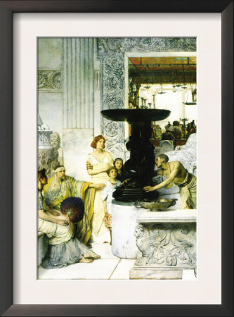 The Sculpture Gallery by Sir Lawrence Alma-Tadema Pricing Limited Edition Print image