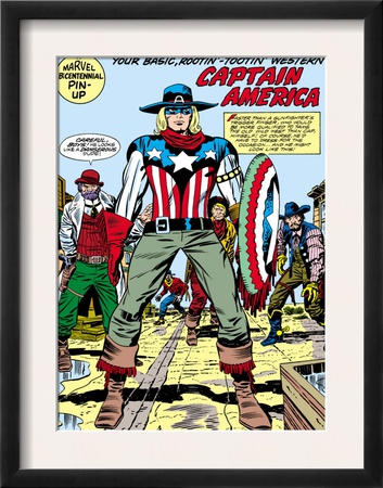 Captain America Bicentennial Battles: Captain America by Jack Kirby Pricing Limited Edition Print image