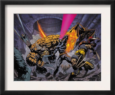 X-Men/Fantastic Four N1 Cover: Thing by Pat Lee Pricing Limited Edition Print image