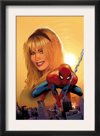 Spectacular Spider-Man #23 Cover: Spider-Man, Stacy And Sarah by Greg Land Pricing Limited Edition Print image