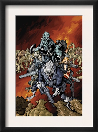 Nick Furys Howling Commandos #4 Cover: Warwolf by Eric Canete Pricing Limited Edition Print image