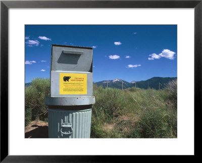 Trash Can, Western Wyoming by Bruce Clarke Pricing Limited Edition Print image