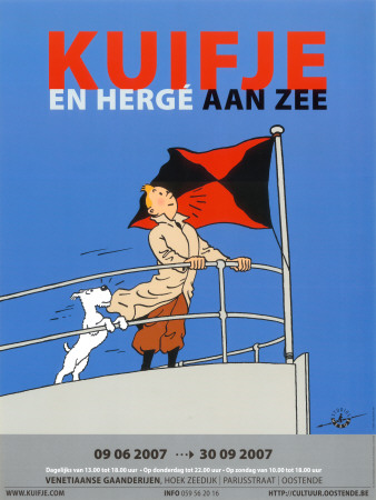 The Adventures Of Tintin At Sea by Hergé (Georges Rémi) Pricing Limited Edition Print image