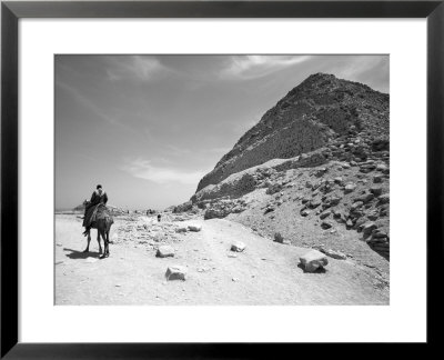 First Stepped Pyramid With Camel Rider, Egypt by David Clapp Pricing Limited Edition Print image