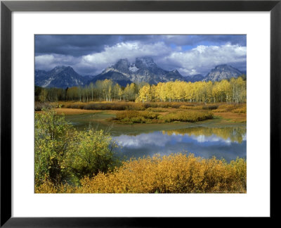 Mount Moran And Teton Range, Wyoming, Usa by Mark Hamblin Pricing Limited Edition Print image