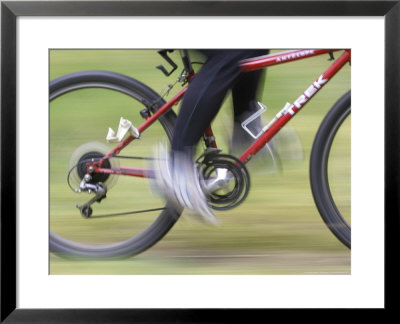 Close-Up Of Cyclist Riding Mountain Bike, Uk by Mark Hamblin Pricing Limited Edition Print image