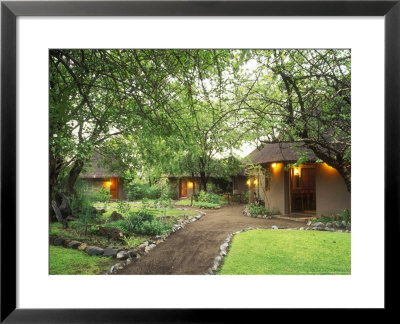 Chalets, Mashatu Game Reserve, Botswana by Roger De La Harpe Pricing Limited Edition Print image