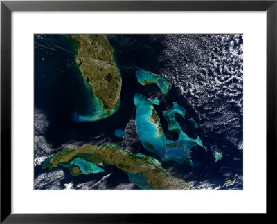 The Bahamas, Florida, And Cuba by Stocktrek Images Pricing Limited Edition Print image