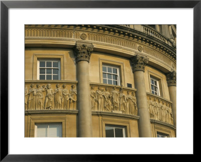 Architectural Detail The Circus, Bath, Unesco World Heritage Site, Avon, England, U.K. by Fraser Hall Pricing Limited Edition Print image