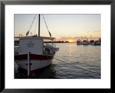 Sunset In Supetar, Island Of Brac, Dalmatian Coast, Croatia by Joern Simensen Pricing Limited Edition Print image