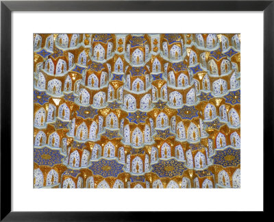 Detail, Tilla Kari Mosque, Registan Square, Samarkand, Uzbekistan, Central Asia by Upperhall Pricing Limited Edition Print image