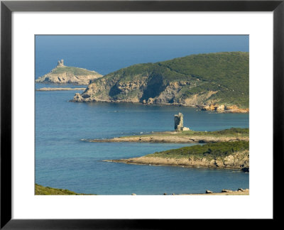 Rugged Coastline Of Northern Corsica, Genoese Towers, Cap Corse, Corsica, France by Trish Drury Pricing Limited Edition Print image