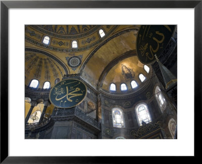 Interior Of Aya Sofia Mosque, Sultanhamet, Istanbul, Turkey by Michele Falzone Pricing Limited Edition Print image