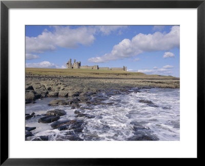 Dunstanburgh Castle And The Coast, Northumbria (Northumberland), England, Uk, Europe by Charles Bowman Pricing Limited Edition Print image
