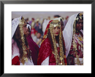Traditional Berber Wedding, Tataouine Oasis, Tunisia, North Africa by J P De Manne Pricing Limited Edition Print image