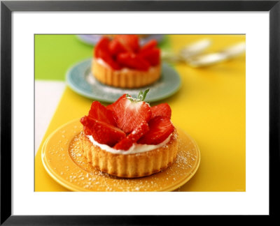Strawberry Tartlets With Cream Quark by Jörn Rynio Pricing Limited Edition Print image