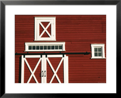 Red Barn, North Battleford, Saskatchewan, Canada by Walter Bibikow Pricing Limited Edition Print image