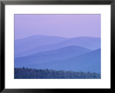 Scenic View Of The Blue Ridge Mountains, Virginia by Kenneth Garrett Pricing Limited Edition Print image