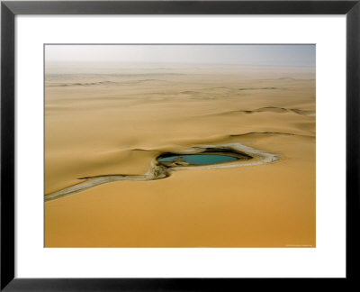 When There Is Rain Water Accumulates In The Desert E Of The Air Mtns, Niger by Michael Fay Pricing Limited Edition Print image