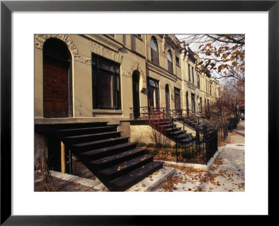Iron Steps And Entrances In Row Houses In 'Old Town,' Chicago by Paul Damien Pricing Limited Edition Print image