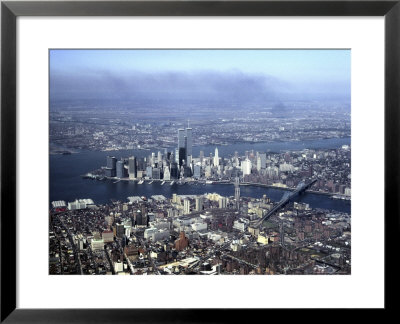 Aerial View Of The Twin Towers Of The World Trade Center by Rex Stucky Pricing Limited Edition Print image