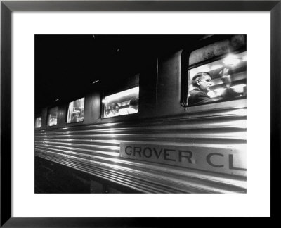 Passengers Riding In Lounge Car Of Train by Alfred Eisenstaedt Pricing Limited Edition Print image