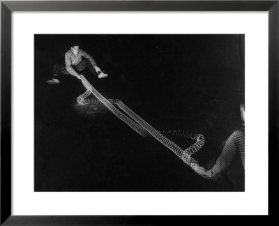 Action Of Wave Mechanics Of Light And Radio Illustrated By Use Of Slinky Toy, Mit by Fritz Goro Pricing Limited Edition Print image