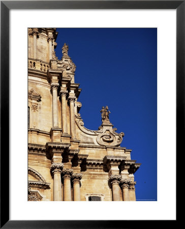 Detail Including Equestrian Statue Of St. George By Rosario Gagliardi, Ragusa Ibla, Italy by Richard Ashworth Pricing Limited Edition Print image