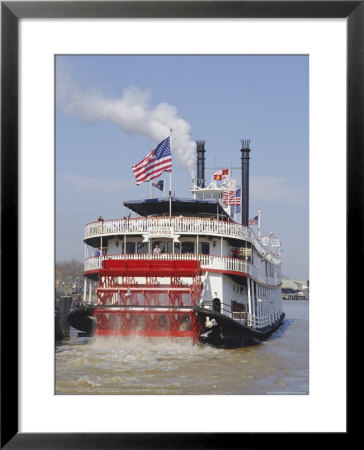 Mississippi Steam Boat, New Orleans, Louisiana, Usa by Charles Bowman Pricing Limited Edition Print image