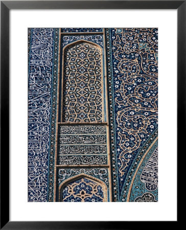 Detail Of Tilework, Friday Mosque, Isfahan, Iran, Middle East by Robert Harding Pricing Limited Edition Print image