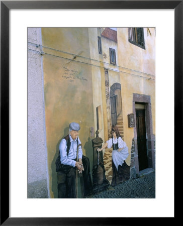 Murals In The Village Of Tinura, Bosa Region, Island Of Sardinia, Italy, Mediterranean by Bruno Morandi Pricing Limited Edition Print image