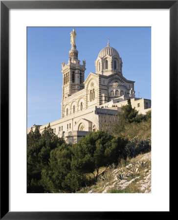 Notre Dame De La Garde, Marseille, Bouches-Du-Rhone, Provence, France by Guy Thouvenin Pricing Limited Edition Print image
