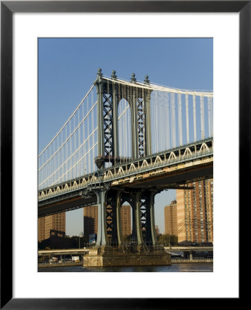 Manhattan Bridge, New York City, New York, Usa by R H Productions Pricing Limited Edition Print image