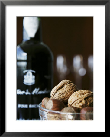 Walnuts, Hazelnuts And Bottle Of Madeira by Henrik Freek Pricing Limited Edition Print image
