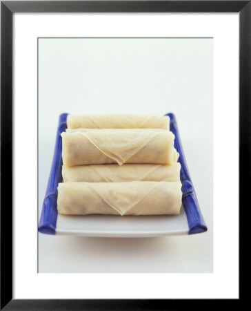 Raw Spring Rolls On A Platter by Peter Medilek Pricing Limited Edition Print image