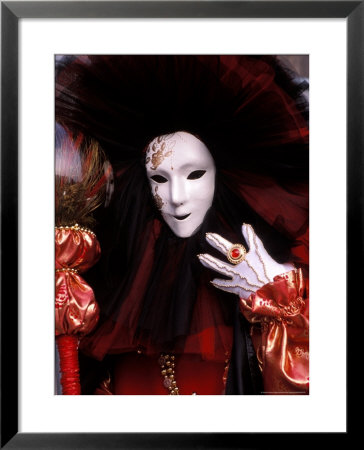 Costume And Mask, Venice Carnival, Italy by Kristin Piljay Pricing Limited Edition Print image