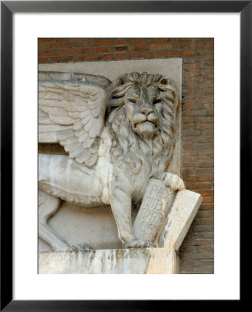 Statue Of Lion Of Venice, Verona, Italy by Lisa S. Engelbrecht Pricing Limited Edition Print image