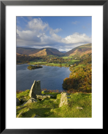 Grasmere Lake And Village From Loughrigg Fell, Lake District, Cumbria, England by Gavin Hellier Pricing Limited Edition Print image