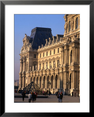 Louvre Museum And Smaller Pyramid, Paris, Ile-De-France, France by Jan Stromme Pricing Limited Edition Print image