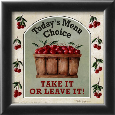 Today's Menu by Linda Grayson Pricing Limited Edition Print image